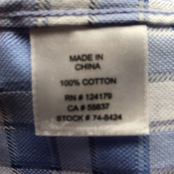 NWOT Johnston & Murphy XC4 Long Sleeve Stretch-Woven Men’s Dress Shirt size XL - Picture 4 of 5